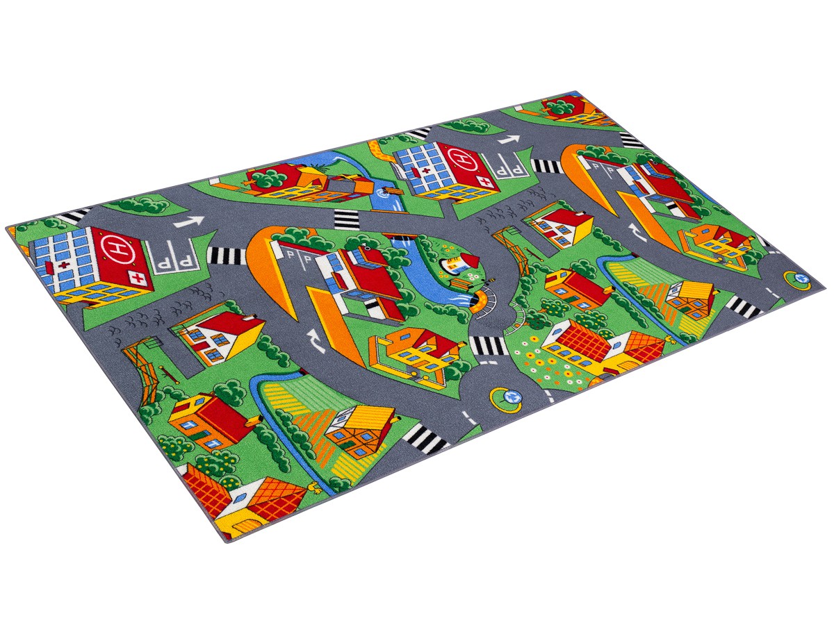 Strassenteppich  133x180  cm  Kinder  Spielteppich